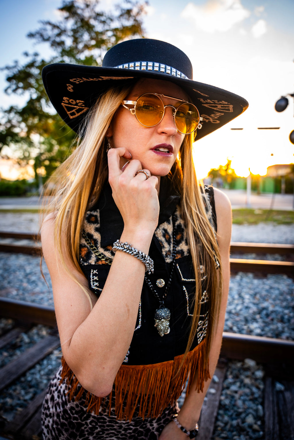 Hat - Glamour and Glitter Cowgirl