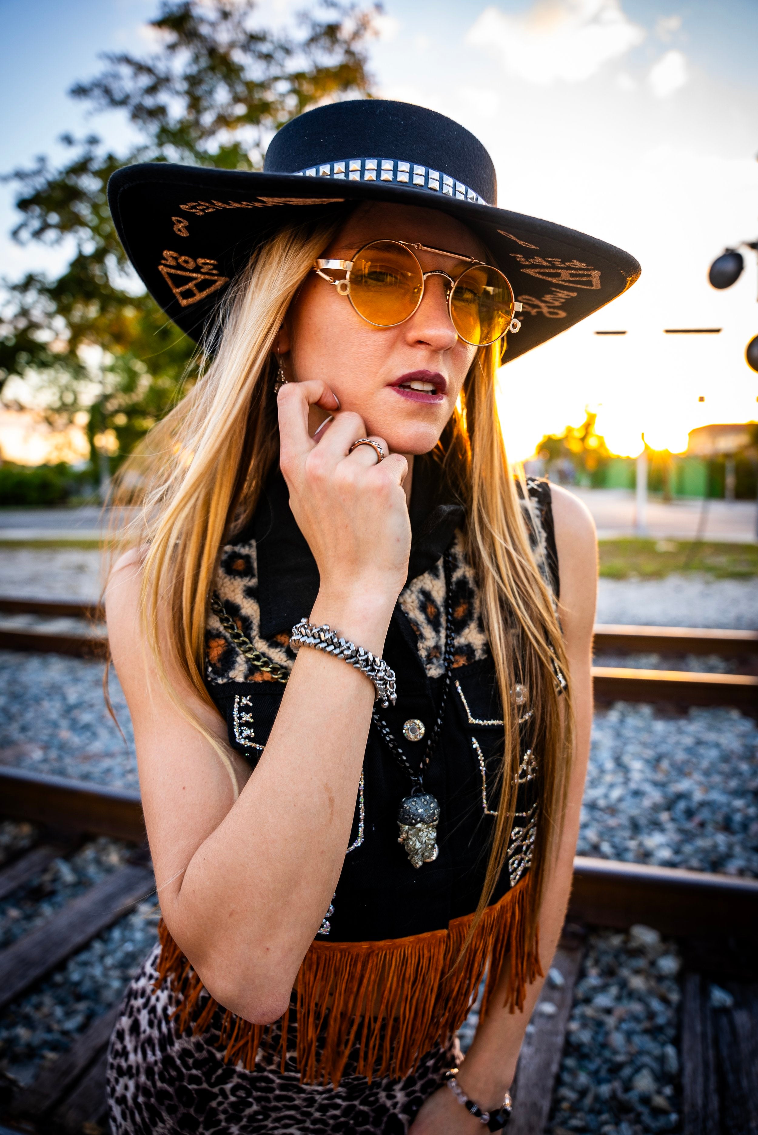 Hat - Glamour and Glitter Cowgirl
