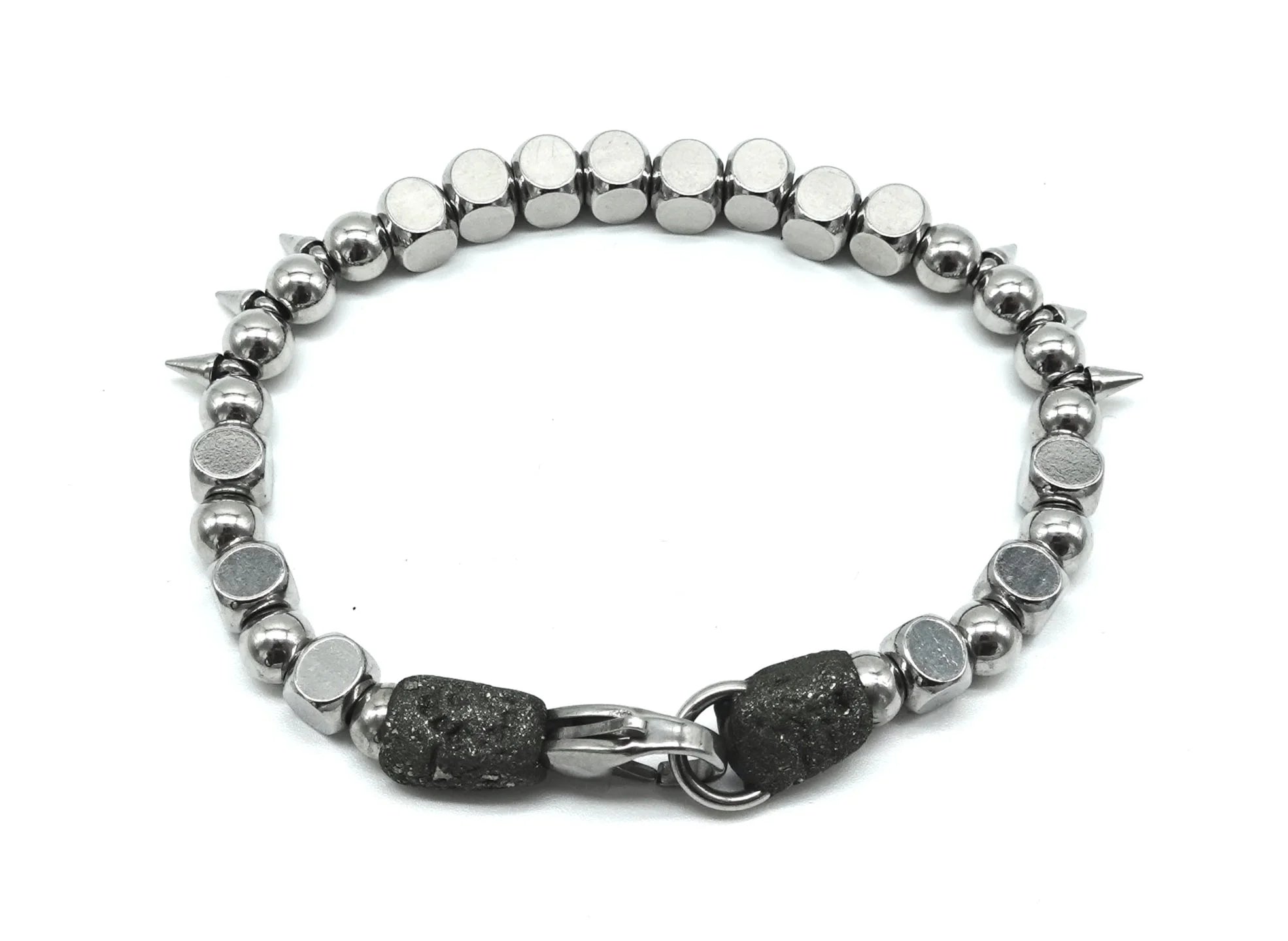 Silver Punk Bracelet