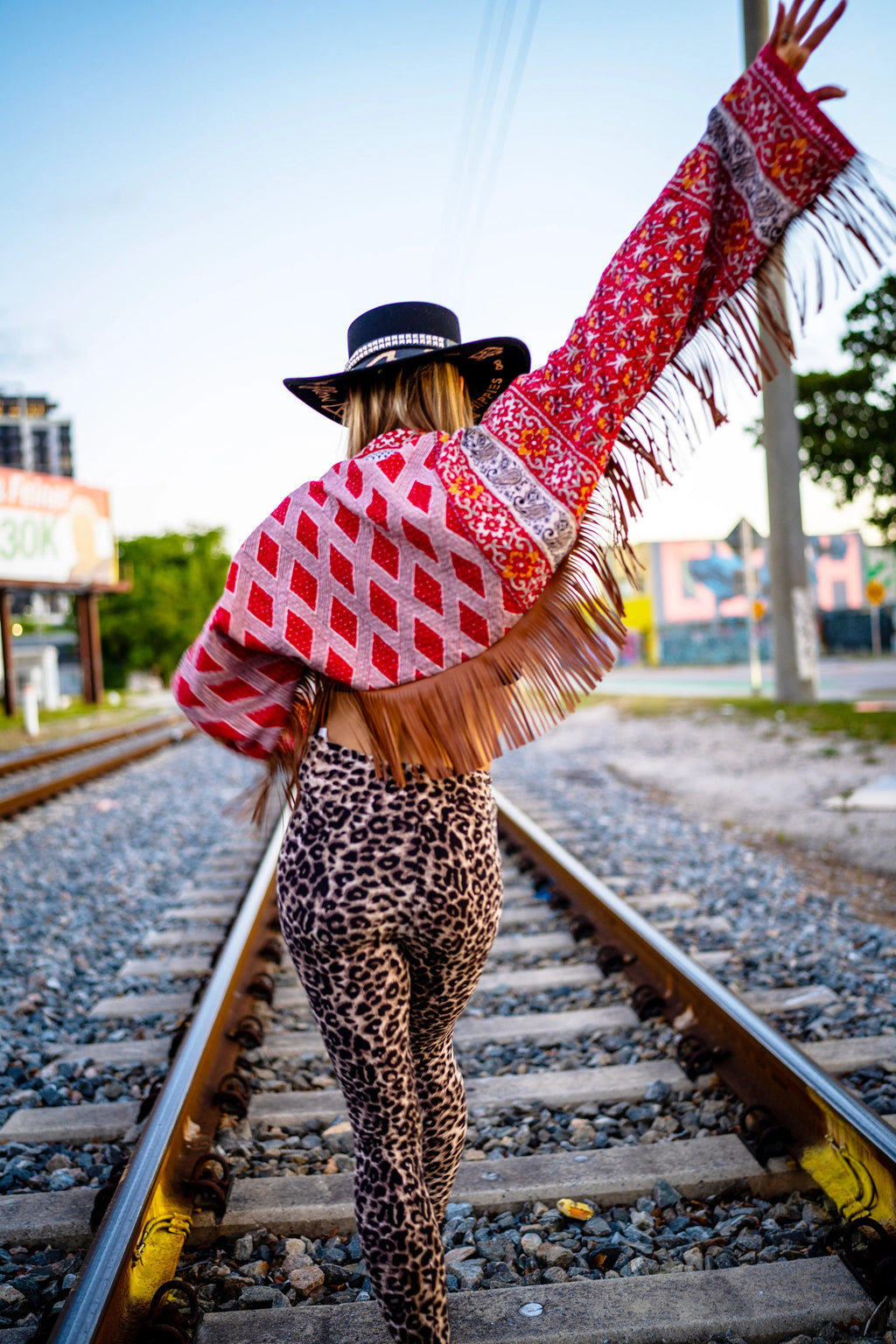 Jacket - Vintage Pattern Fringe