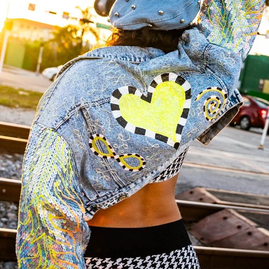 Jacket - Yellow Heart Denim